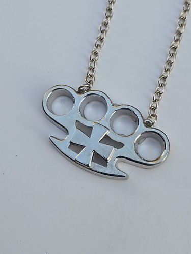 Large silver tone novelty - tone,