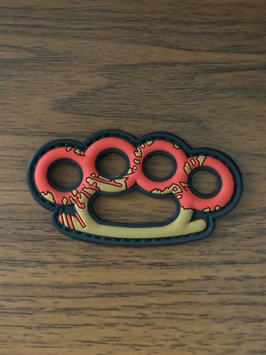 Bloody brass knuckles - brass, 1x3