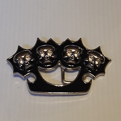 Brass knuckles skull - 4, heads