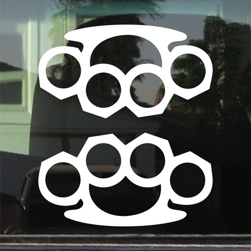 Brass knuckles custom vinyl - knuckles,